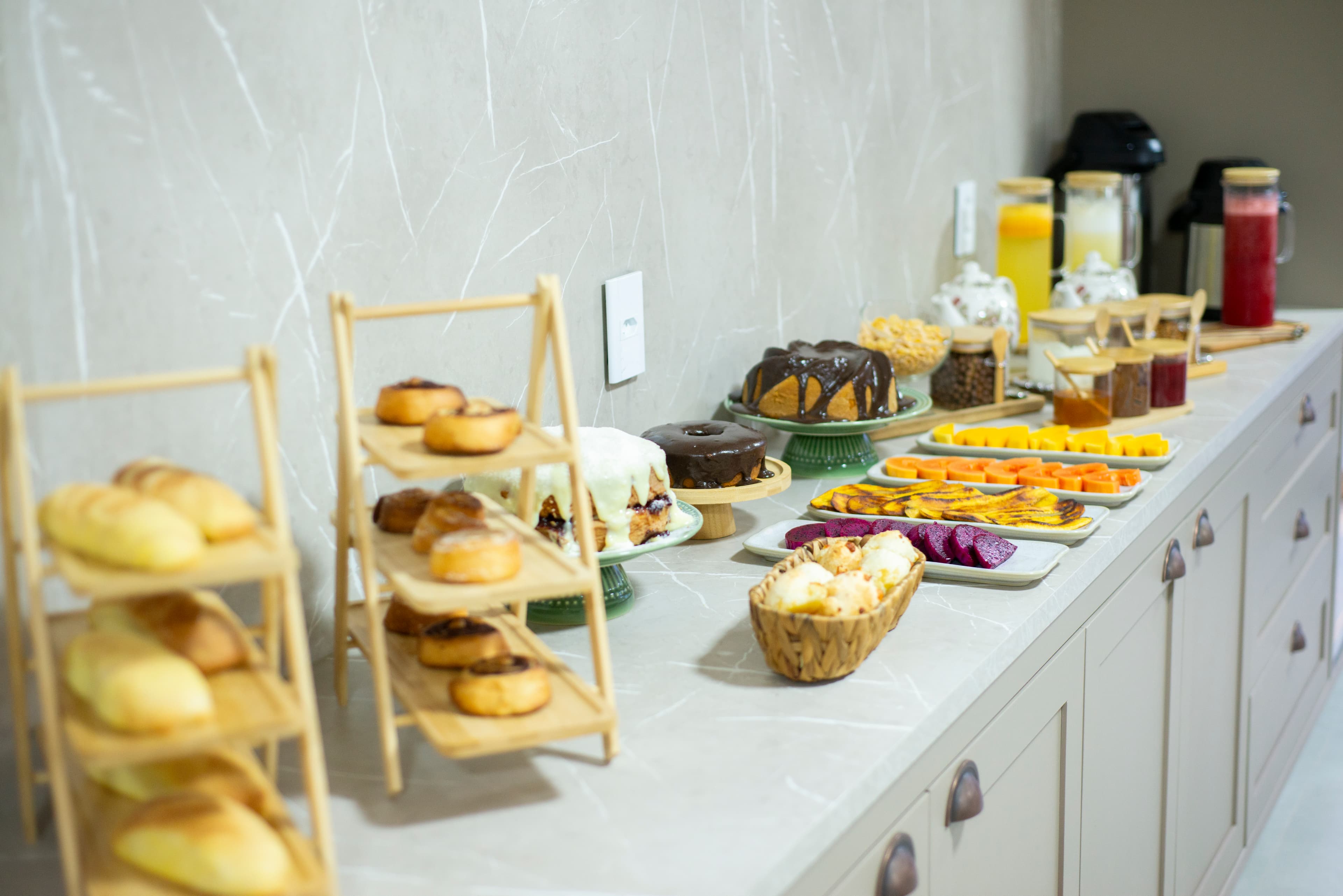 Mesa de café completa