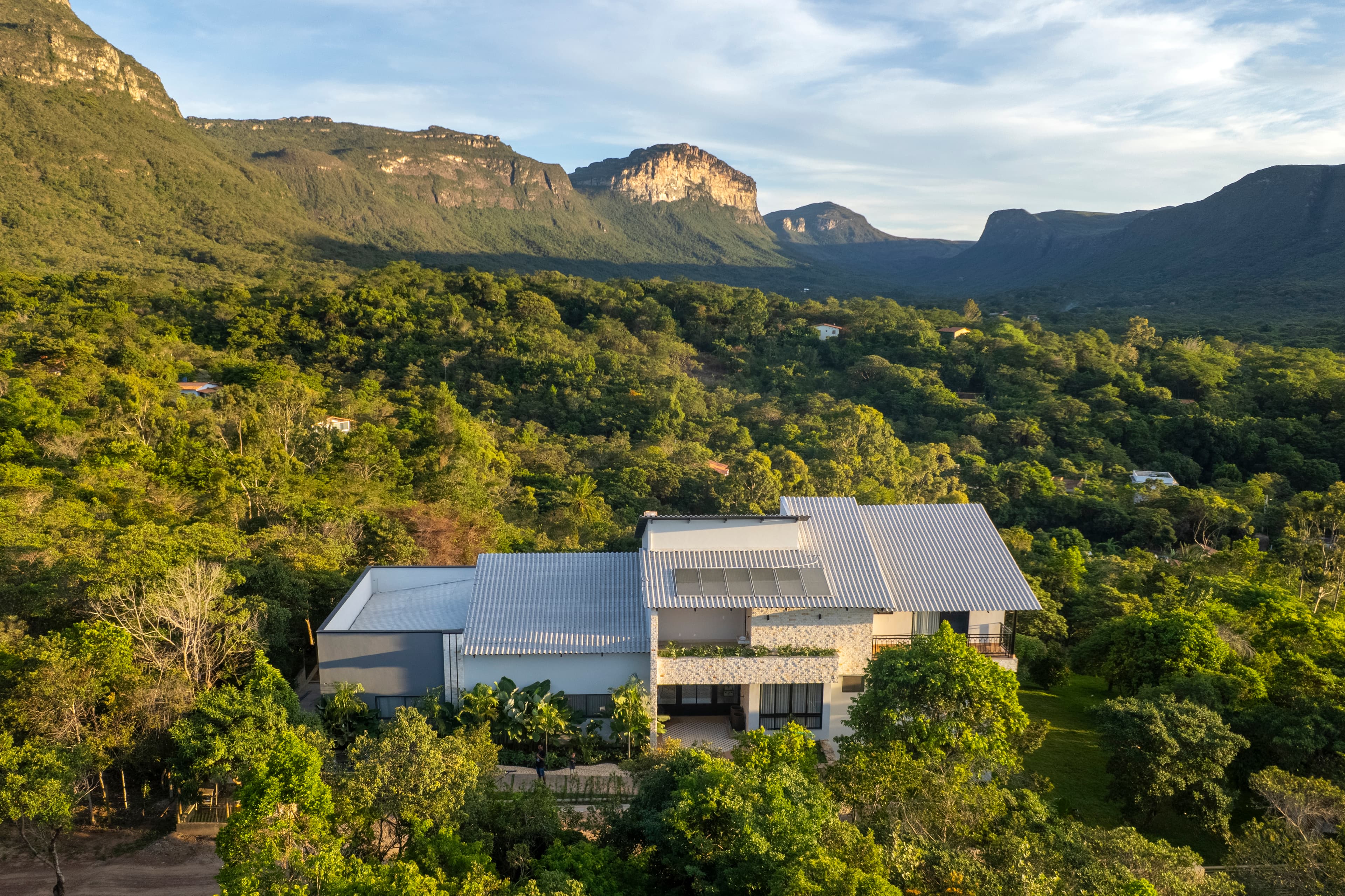 Vista aérea da Casa do Valle